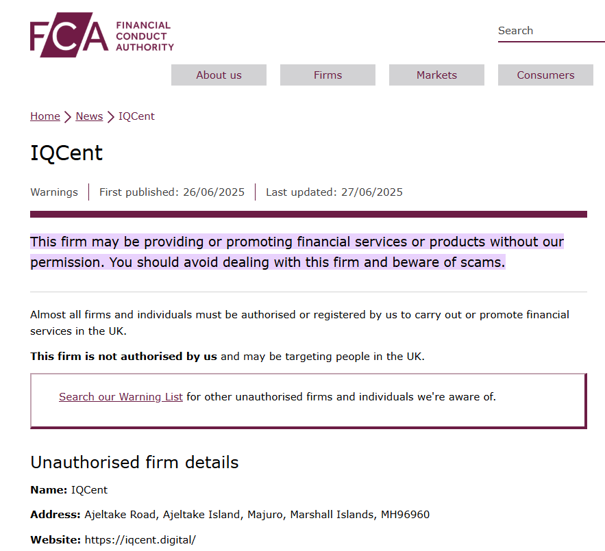 IQCent-FCA