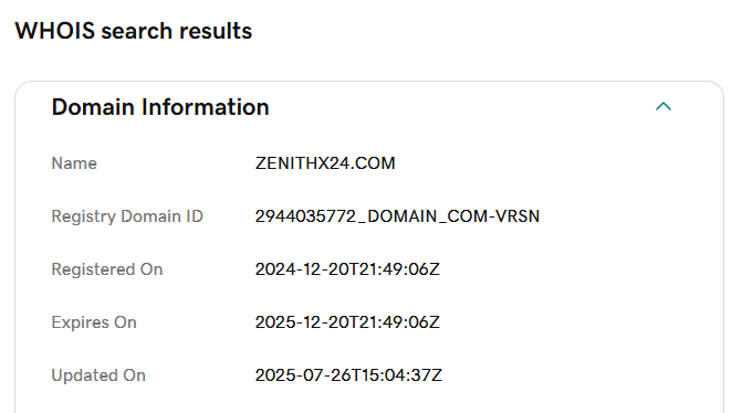 WHOIS-Zenithx24