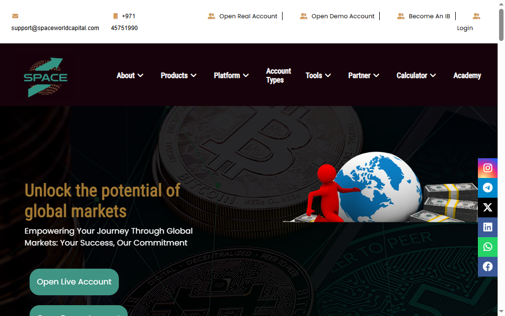 Space World Capital Review – Important Insights Before You Invest in Space World Capital.com