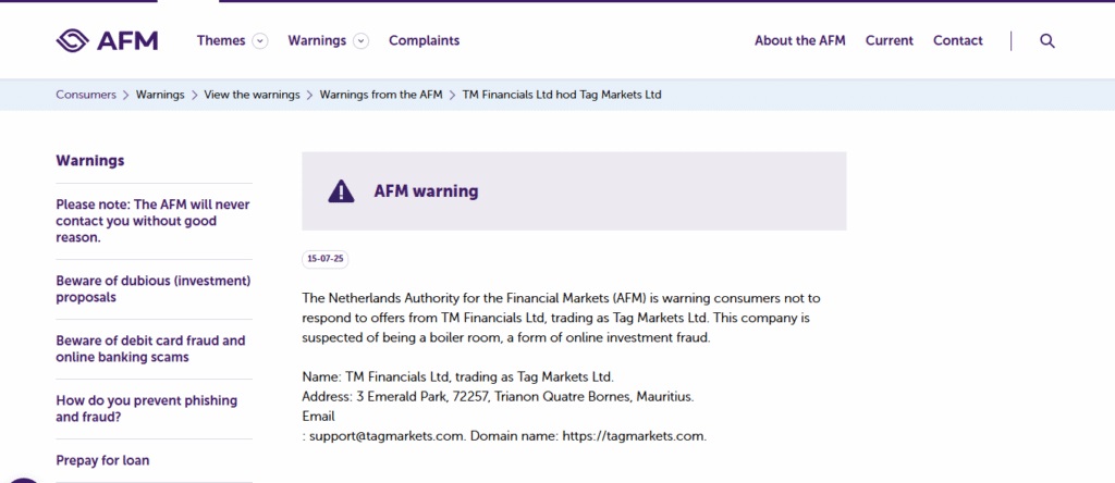 Tag Markets Review 2025: Red Flags Every Trader Must Know 2