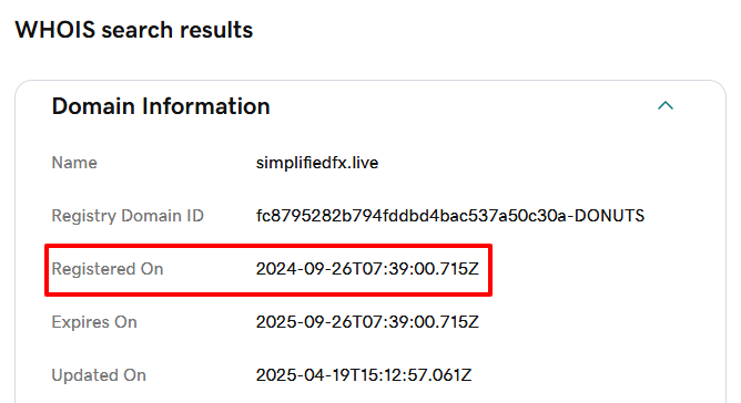 Simplified FX Review: Uncovering the Truth Behind the Platform 3 WHOIS-Simplified FX