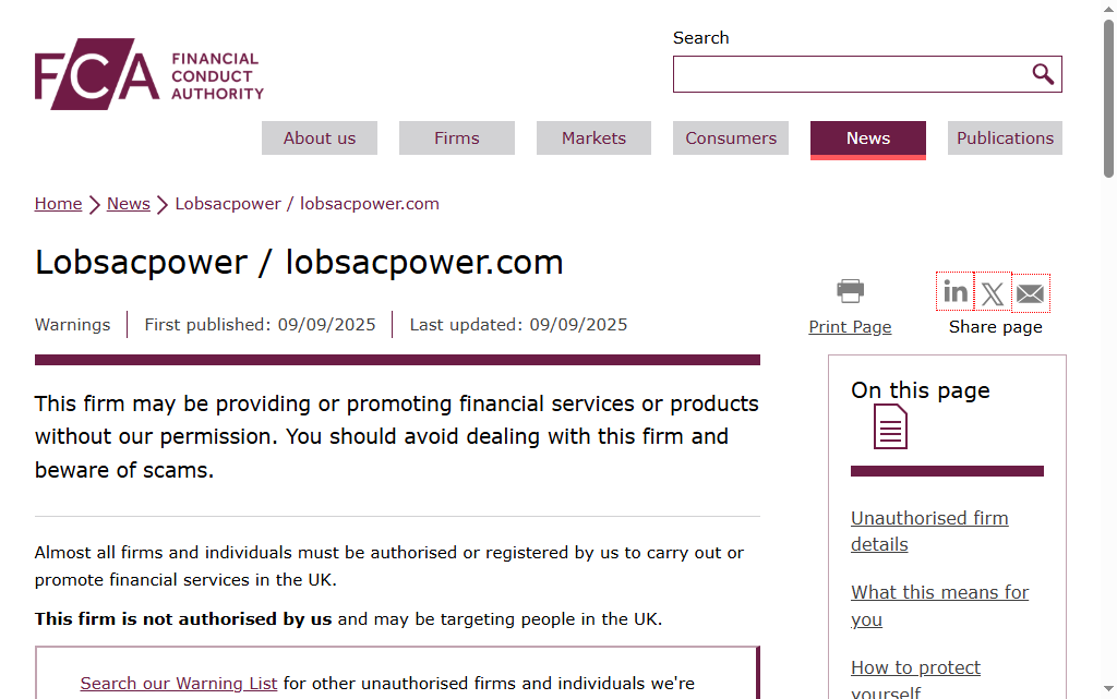 Lobsacpower Review – Important Insights Before You Invest in Lobsacpower.com 2