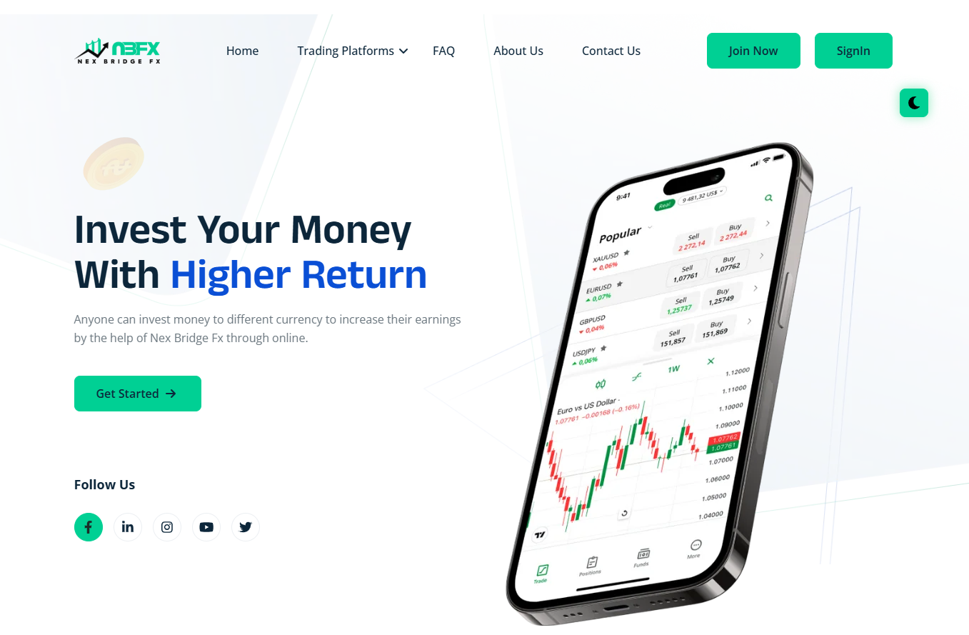 NEX BRIDGE FX Review – Important Insights Before You Invest in nexbridgefx.com
