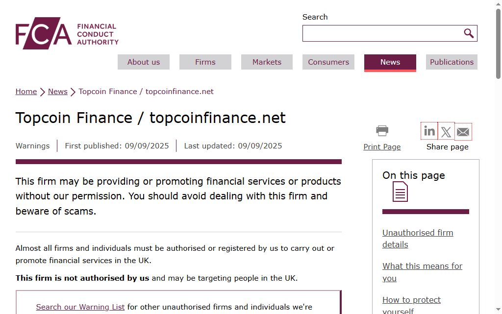 Topcoin Finance Review – Important Insights Before You Invest in Topcoin Finance.com 2