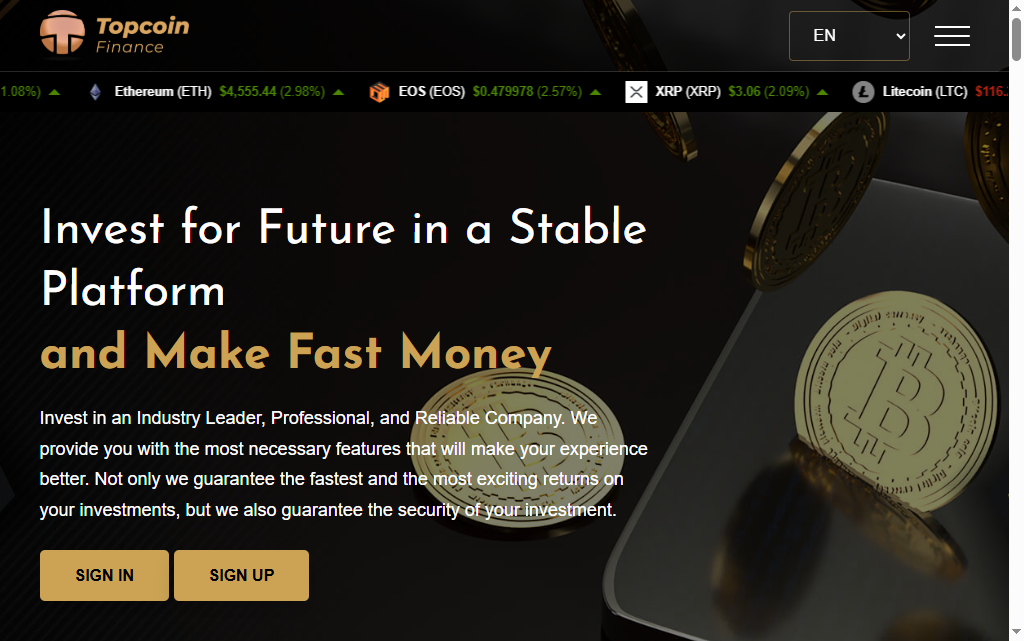 Topcoin Finance Review – Important Insights Before You Invest in Topcoin Finance.com