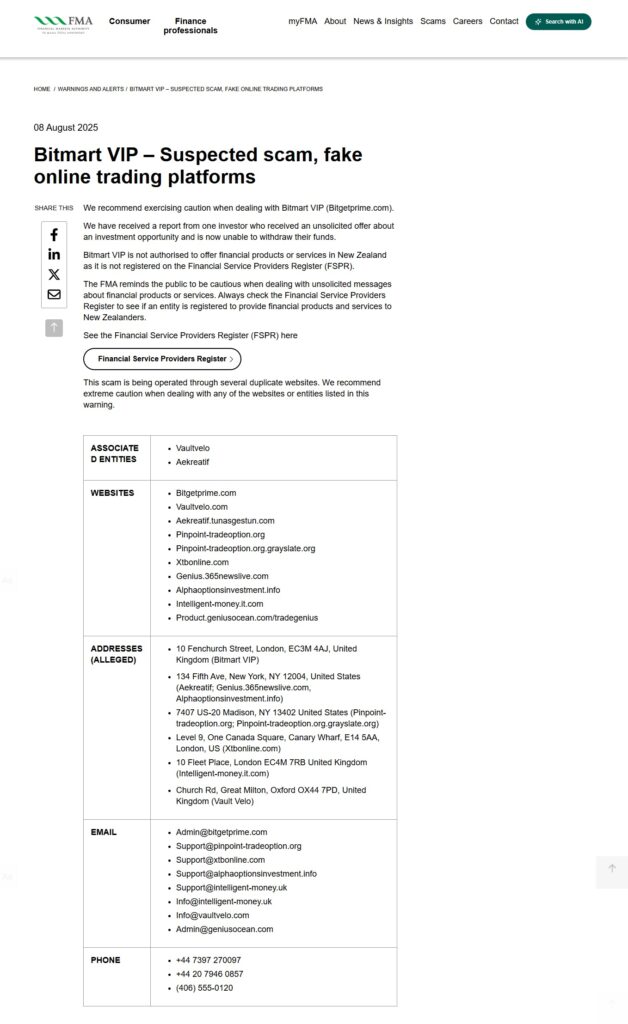 Bitmart VIP Review – Important Insights Before You Invest in Bitgetprime.com 2