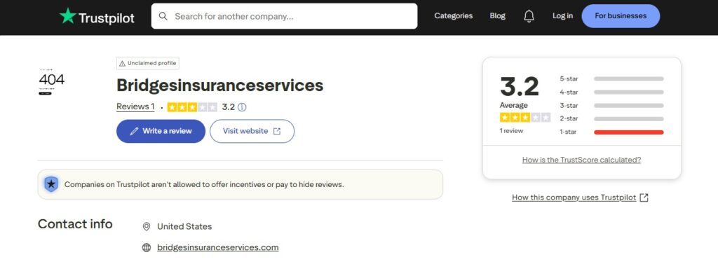 Bridgesinsuranceservices.com Review – Important Insights Before You Invest in Bridgesinsuranceservices.com 3 Bridgesinsuranceservices-Reviews-Read-Customer-Service-Reviews-of-bridgesinsuranceservices-com