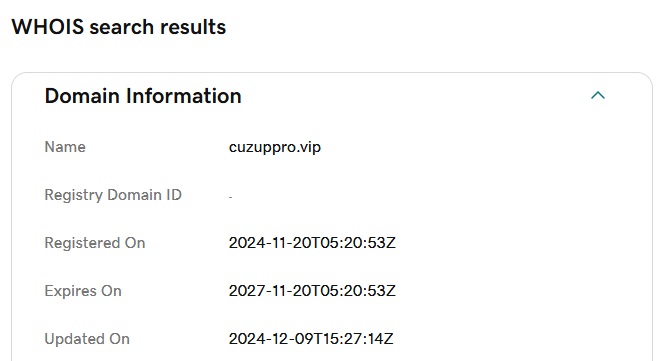 Cuzuppro.vip Review – Important Insights Before You Invest in Cuzuppro.vip 2 Cuzuppro.vip Domain