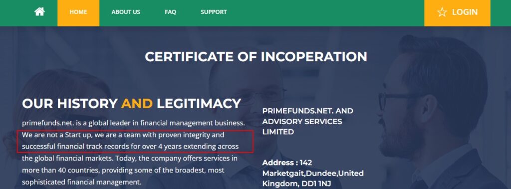 Primefunds.net Review – Important Insights Before You Invest in Primefunds.net 2 Primefunds.net 4 Years