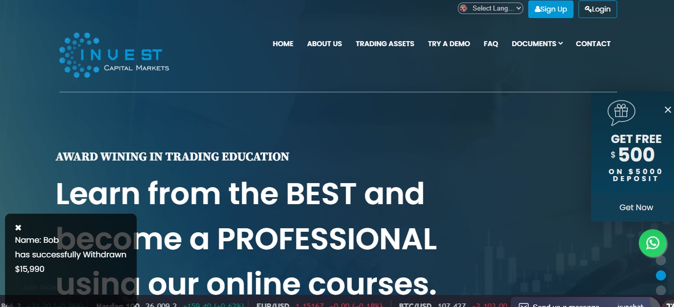 InvestCapitalMarket.com Review – Important Insights Before You Invest in InvestCapitalMarket.com