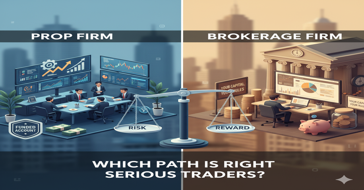 Prop Firm vs Brokerage Firm: Which Path Is Right for Serious Traders?