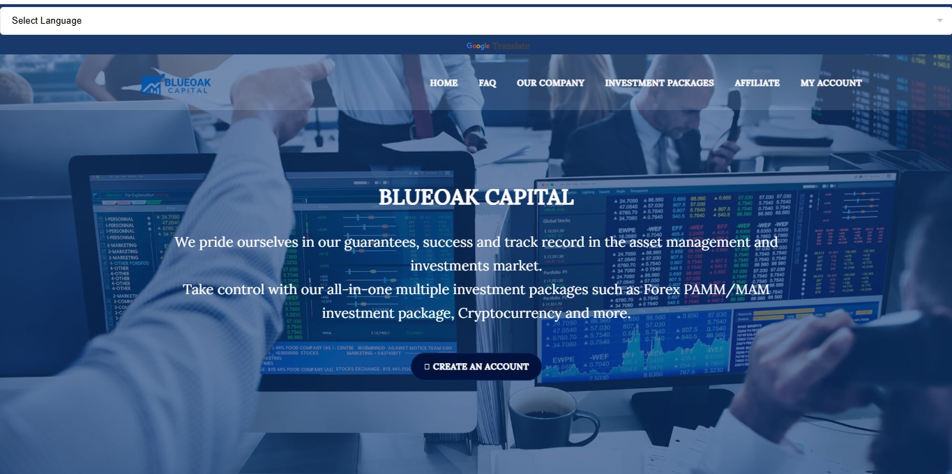 Blueoak Capital Review – Is blueoakcapital.online Safe or a Scam?