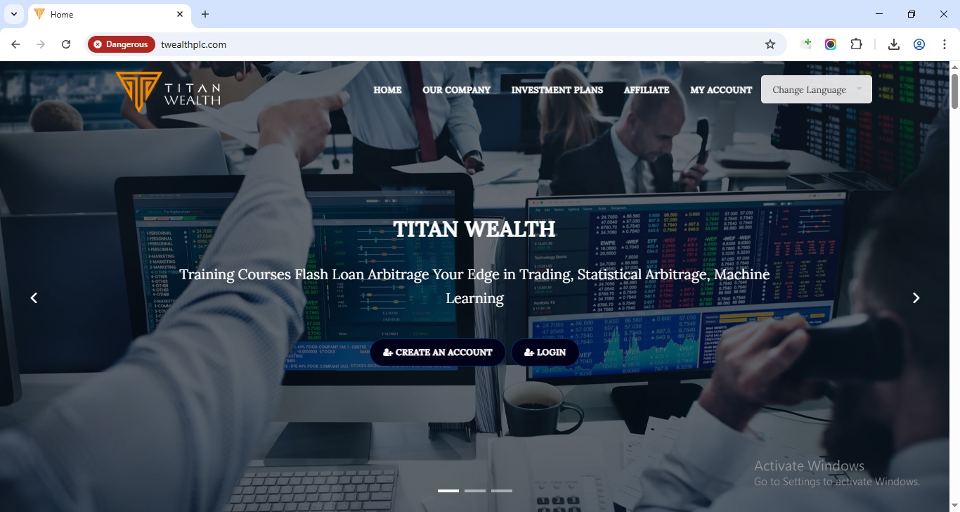 Titan Wealth Review – Is twealthplc.com Safe or a Scam?